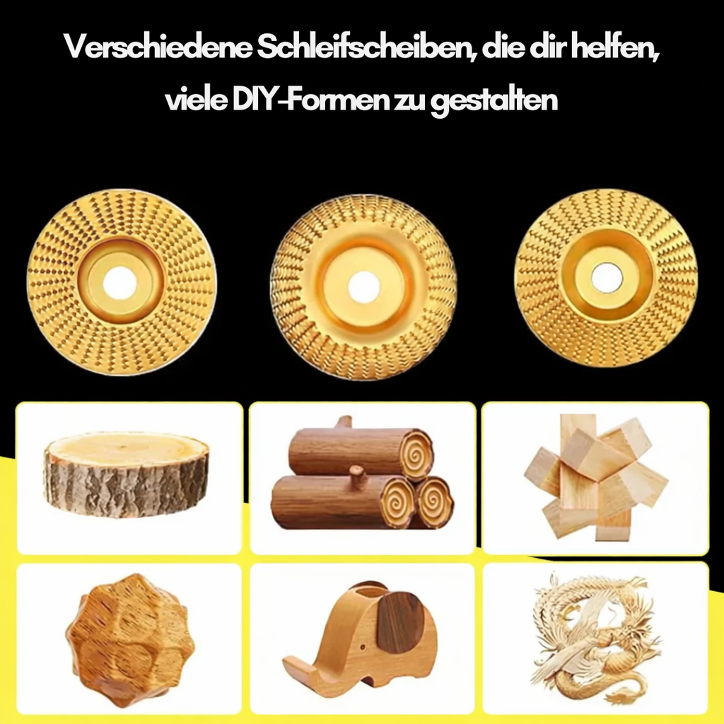 WoodMaster™ - Disque Sculpture Bois Carbure de Tungstène
