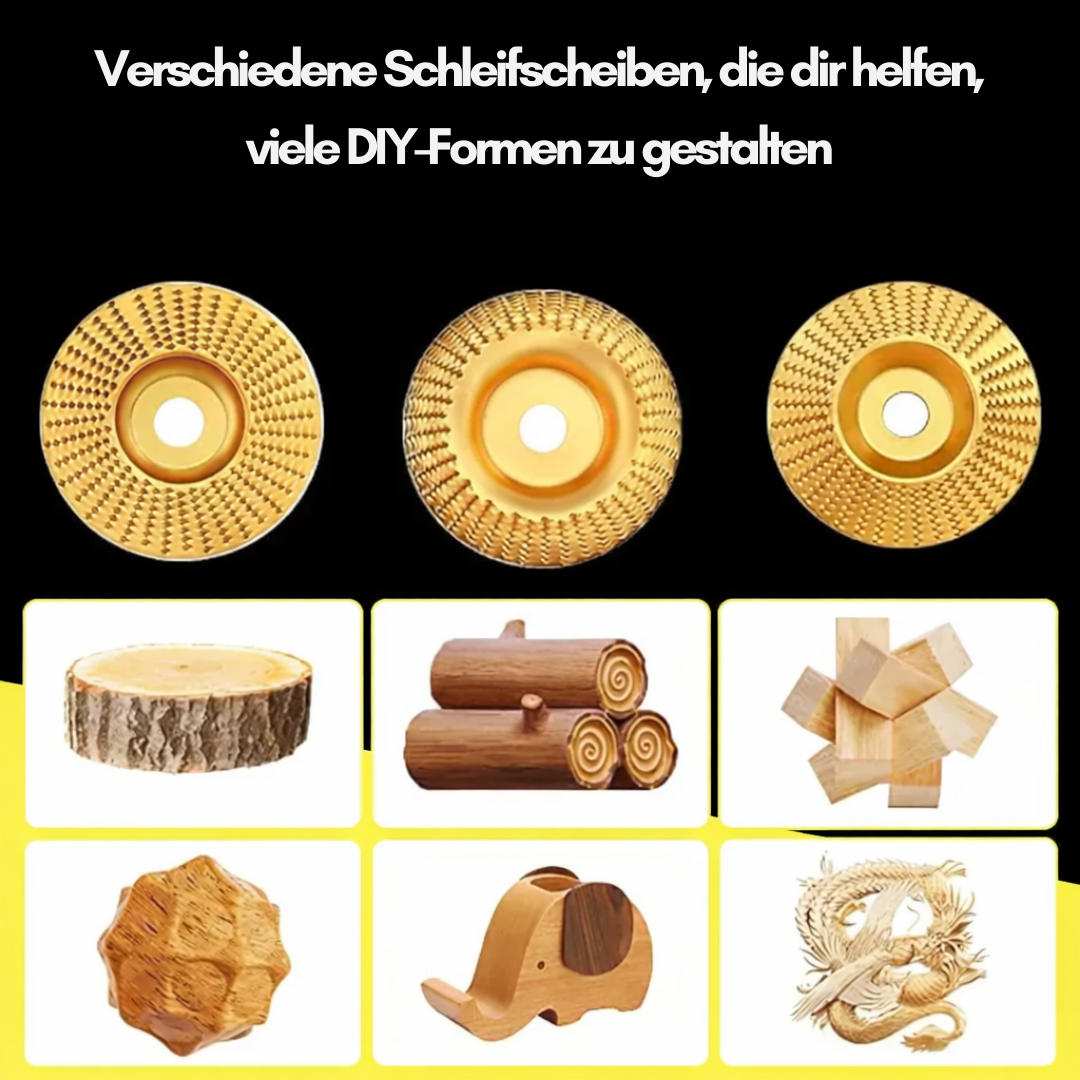WoodMaster™ - Disque Sculpture Bois Carbure de Tungstène