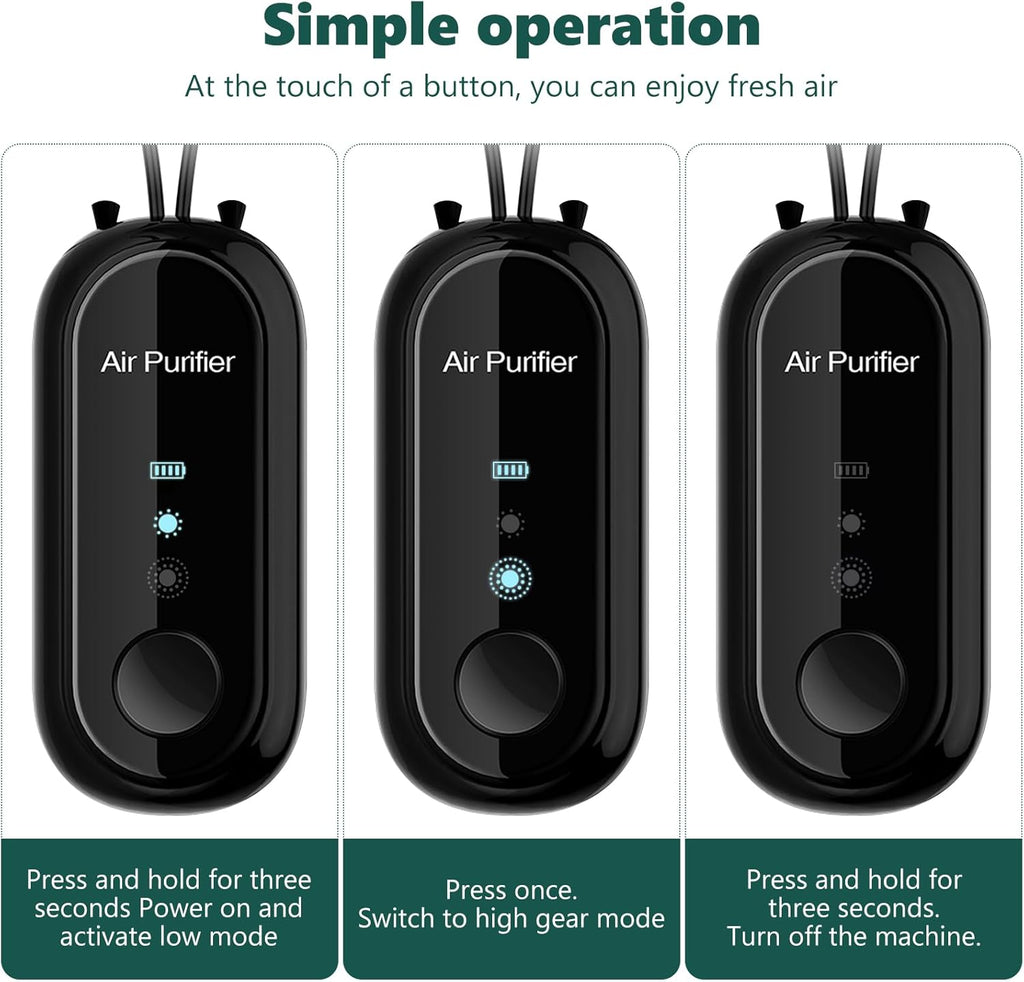 Purificateur d'air personnel PureBreathe – Format portable