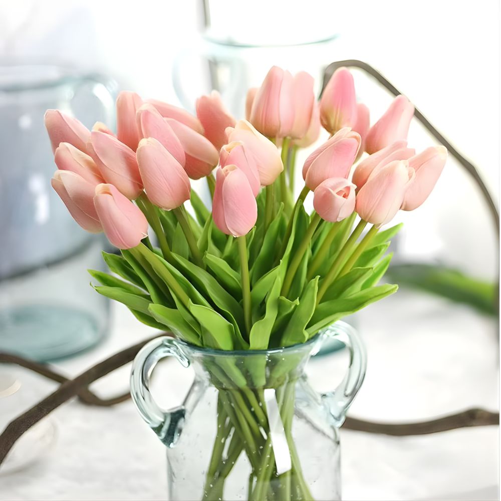 BloomAura - Tulipes Vives qui Durent Éternellement Sans Eau ni Flétrissement