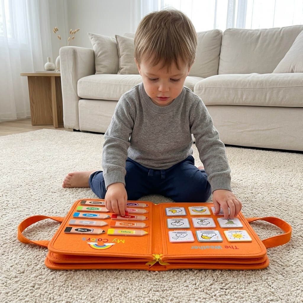 TodyJoy - Tableau d'Activités Montessori pour Tout-Petits
