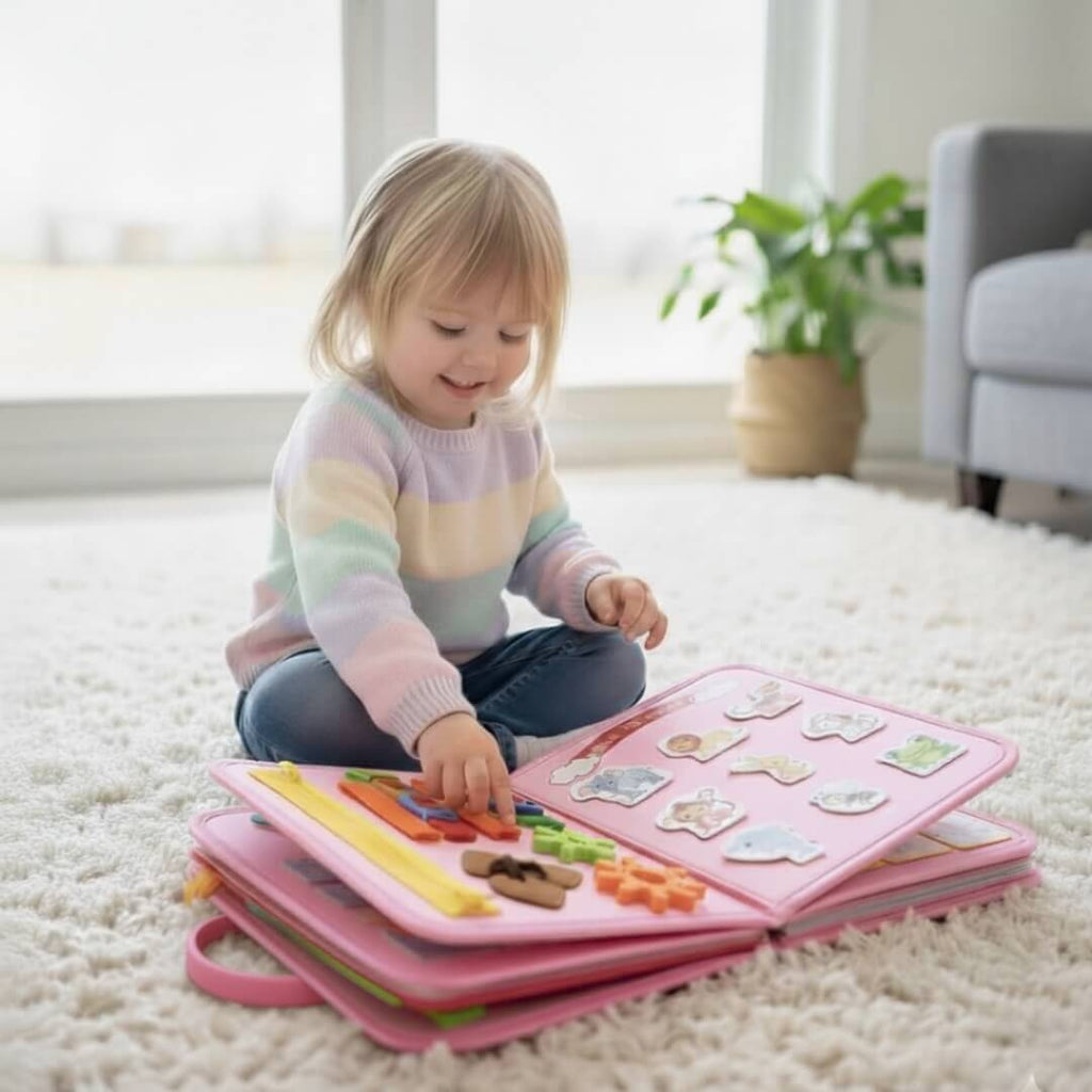 TodyJoy - Tableau d'Activités Montessori pour Tout-Petits