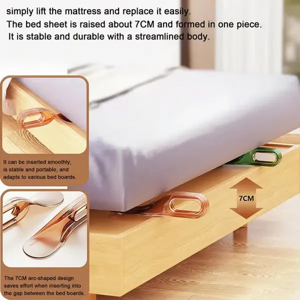 LiftEase™ - Outil 2-en-1 pour soulever le matelas et border les draps