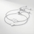 HeartLink - Restez Connecté à Votre Être Cher avec des Bracelets Cœurs Coordonnés