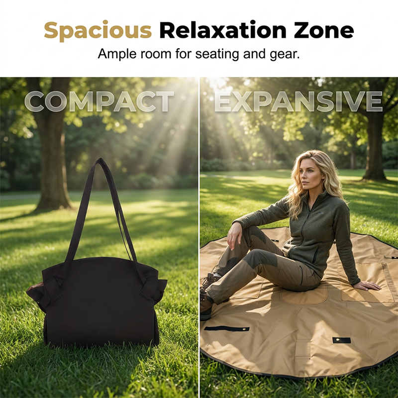 Vue rapprochée du hamac en toile avec surface de repos confortable