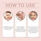 Masque peeling au collagène | Soin enveloppant de nuit | Hydratation profonde et raffermissant