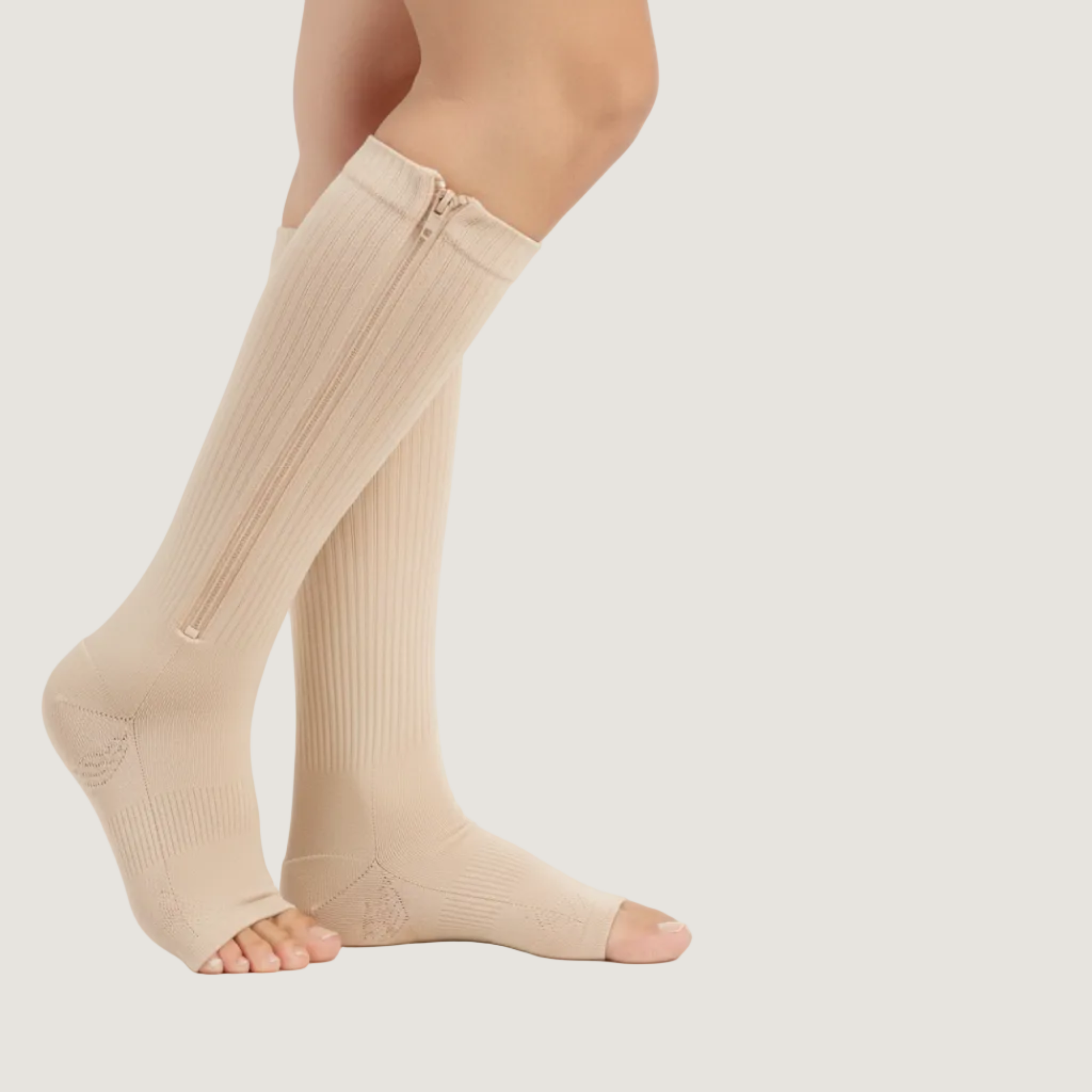 ReliefZip™ - Chaussettes de Compression avec Fermeture Éclair