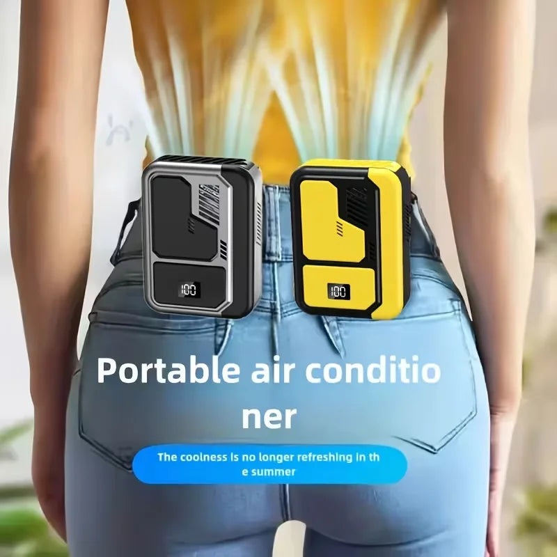 Ventilateur Personnel Portable | Ventilateur 3 en 1 Cou, Taille & Bureau | Rechargeable par USB & Longue Autonomie