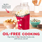 PopSleek - Popcorn sans huile prêt en quelques minutes pour une collation sans culpabilité
