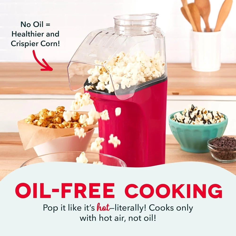 PopSleek - Popcorn sans huile prêt en quelques minutes pour une collation sans culpabilité