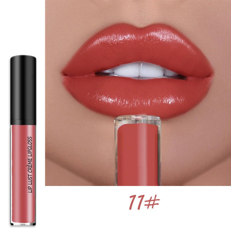 LumiLuxe - Gloss à Lèvres Imperméable 12 Teintes Métalliques