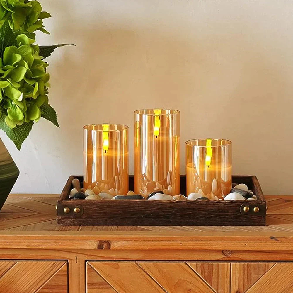 LumiCandle™ - Bougies LED Sans Flamme Télécommandées Réalistes