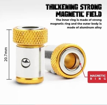 PullMate™ - Anneau Magnétique pour Tournevis Bricolage Facile