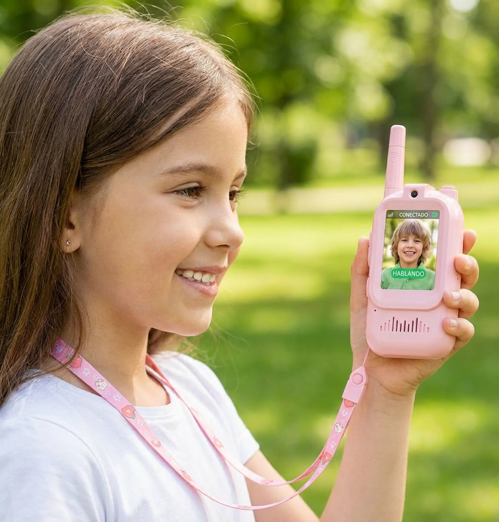 PlayPixie - Talkies-Walkies Enfants avec Caméra Intégrée
