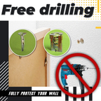 WallGuard Pro - Accrochez Tout en Toute Sécurité Sans Endommager les Murs
