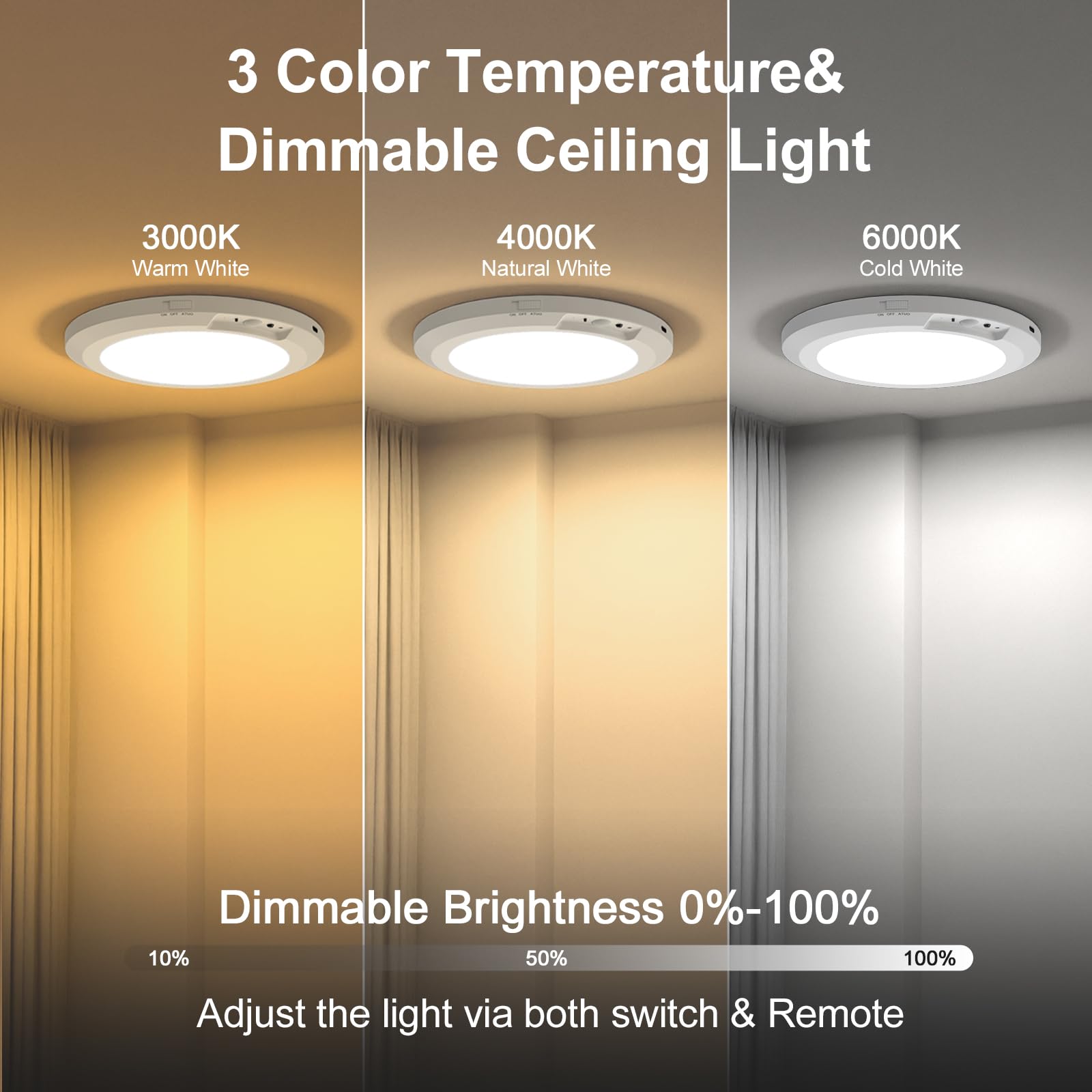 LumiGlide - Lampe Capteur Mouvement Rechargeable Mains Libres