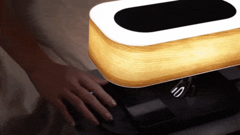 GlowNest - Organisez votre espace avec la lumière, la musique et la recharge sans fil