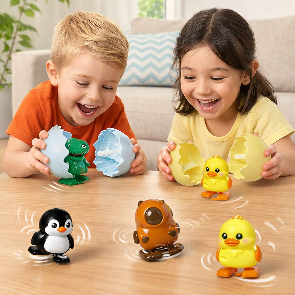 HatchWhirl - Plaisir de Pâques illimité avec des courses d'animaux mécaniques enchantées