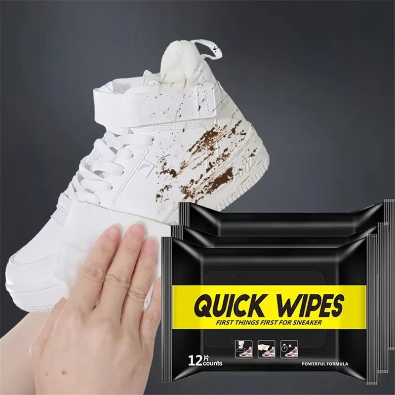 Lingettes Nettoyantes Rapides pour Baskets et Cuir