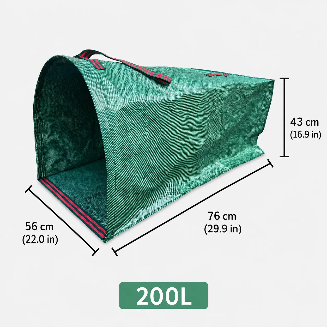 Sac de jardin Verdelio posé près d'outils de jardinage