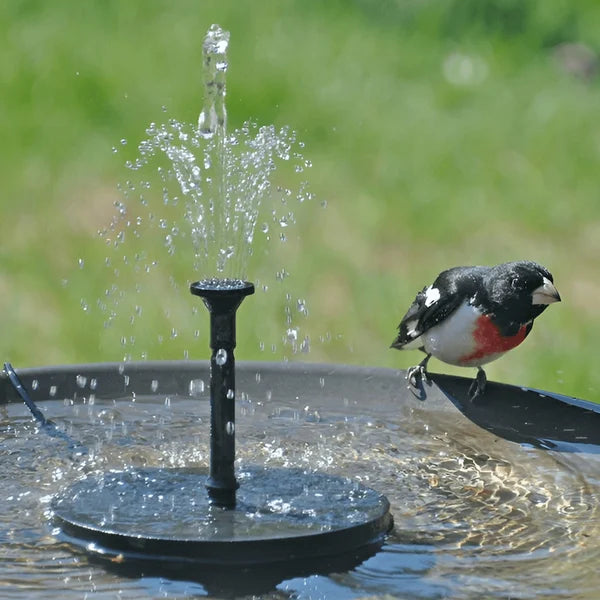 SunLuxe - Fontaine Solaire Autonome pour Jardin et Bassin