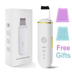 Brosse Ultrasonique pour Visage | Nettoyage Profond & Absorption du Sérum | Rechargeable par USB | 2 Têtes en Silicone