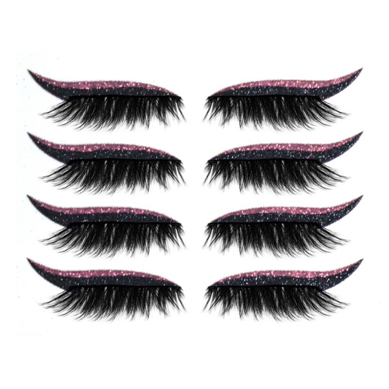 GlamEase - Autocollants Eyeliner Réutilisables Œil de Chat