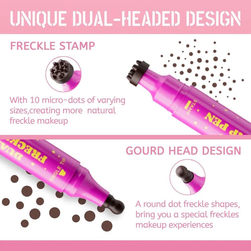 Stylo à Lentilles | Pointe Précise pour des Taches de Rousseur Naturelles | Formule Durable et Douce pour la Peau