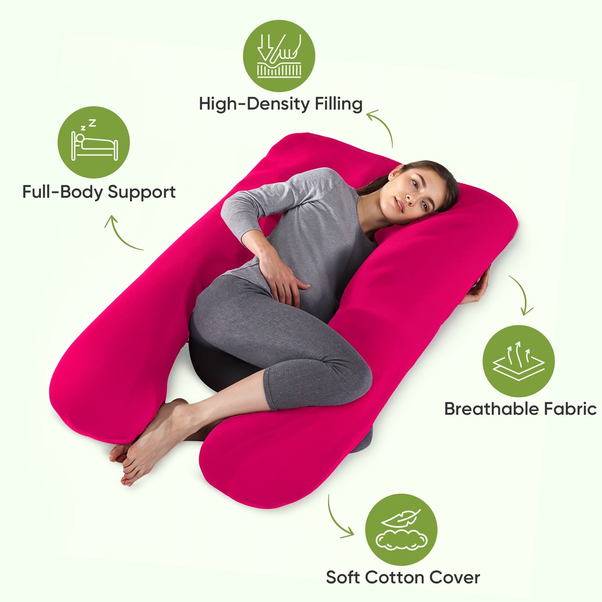 MammaEase - Profitez d'un sommeil sans douleur et d'un soutien corporel confortable