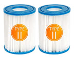 Cartouche de Filtre pour Spa et Piscine | Haute Circulation avec Blocage de Saleté | Compatible Type II | Longue Durée de Vie