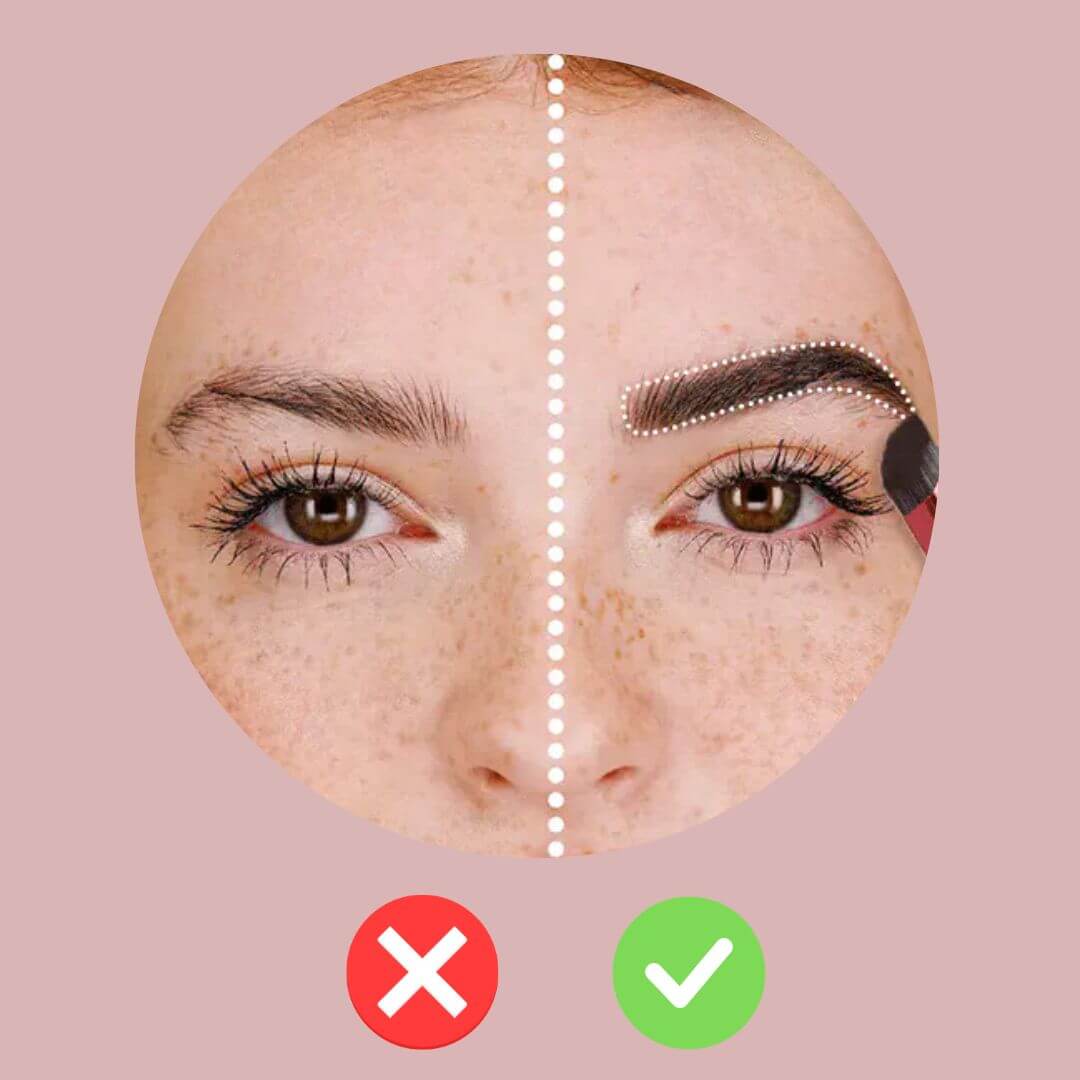 BrowGlow - Pinceau à Sourcils Fournis et Naturels