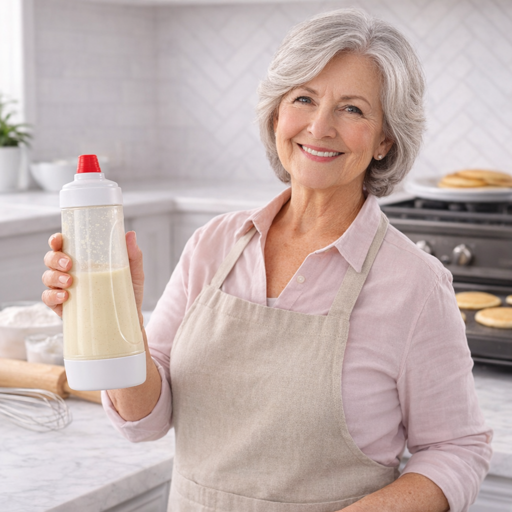 BakeFlow - Versement de pâte sans éclaboussures pour une cuisine plus propre