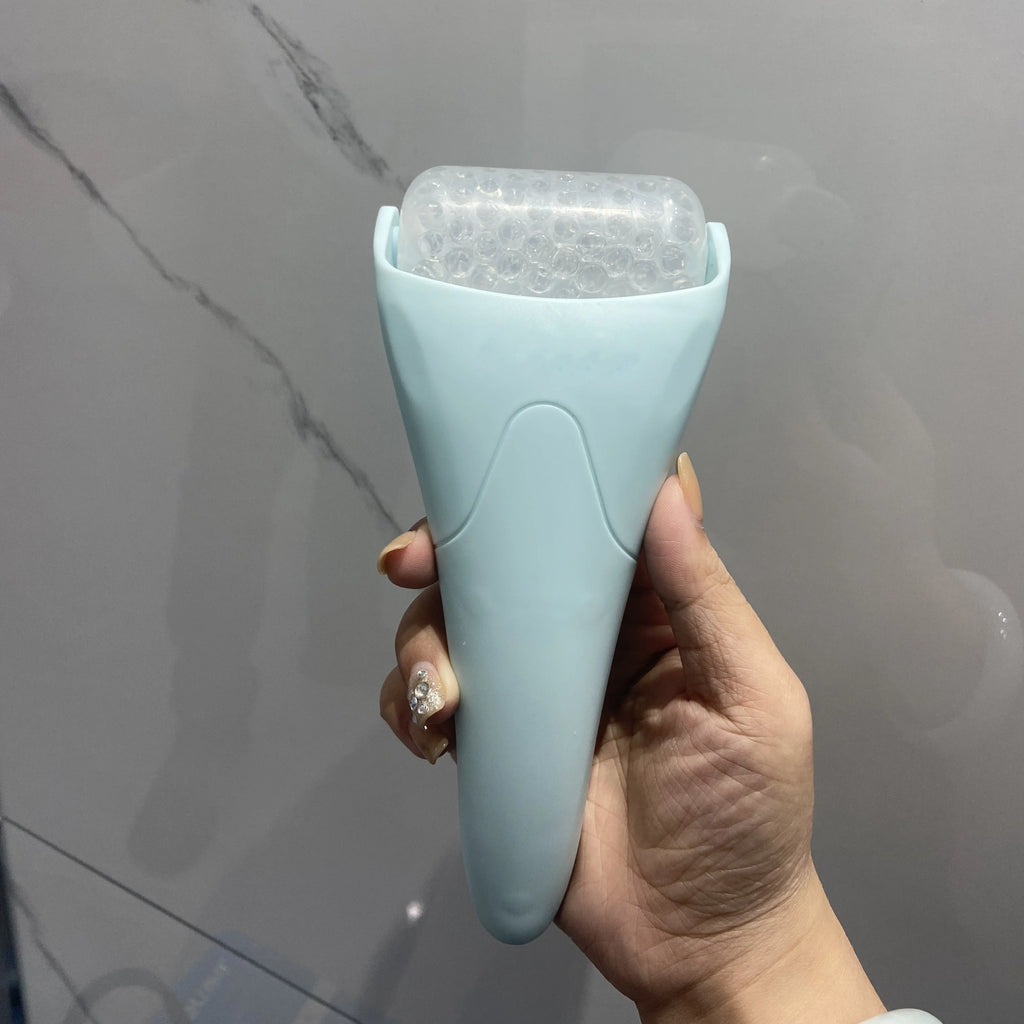 Rouleau de glace pour le visage | Masseuse portative rafraîchissante | Pour visage et yeux | Spa à domicile