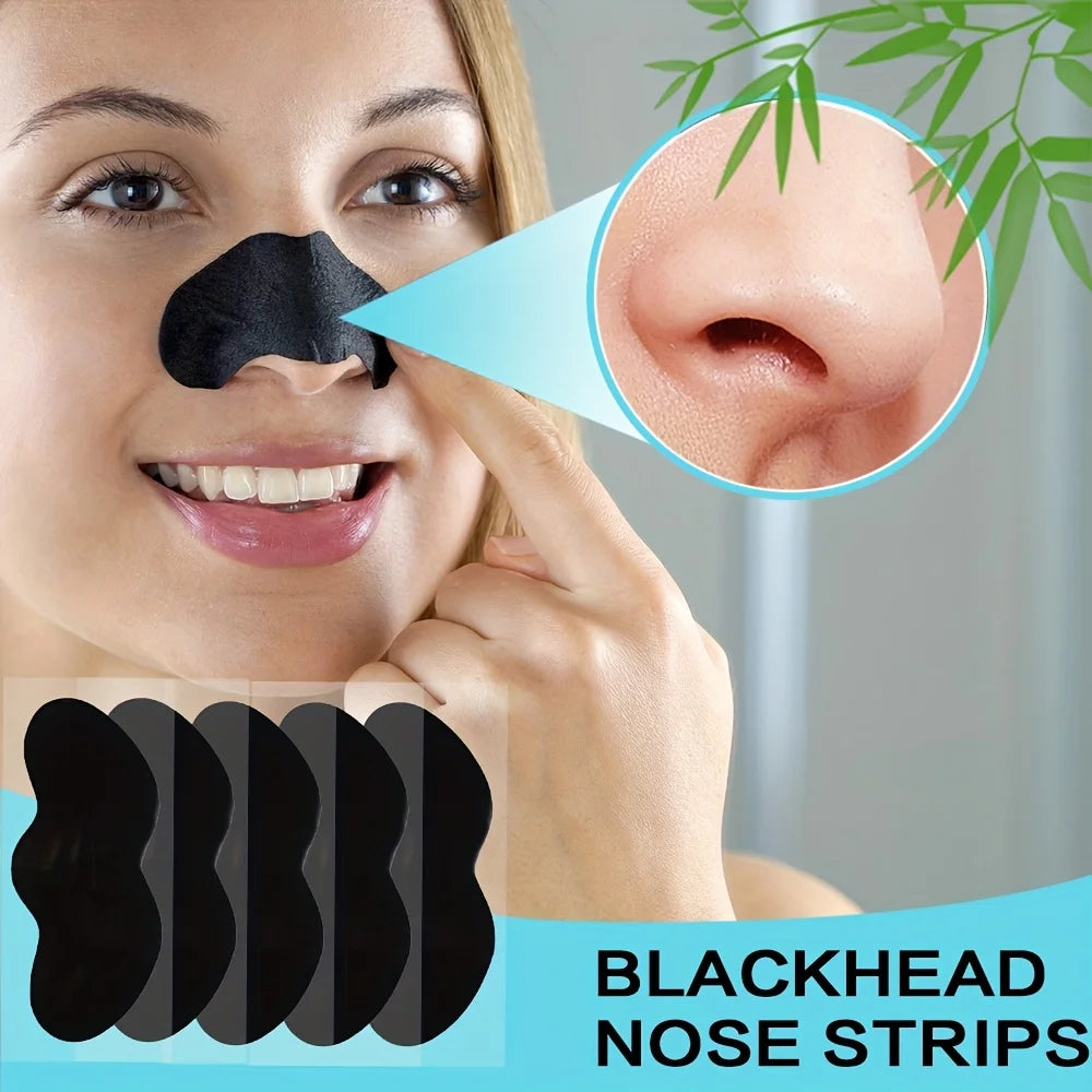 Bandes pour pores du nez | Nettoyage en profondeur élimination des points noirs | 50 pièces