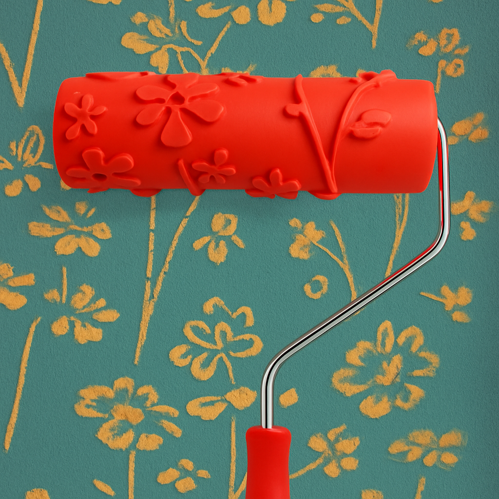 Rollique™ - Rouleau à Peindre Texturé pour Motifs Décoratifs