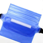 Sacoche de taille étanche | Pochette transparente à triple étanchéité | Grande capacité pour téléphone et objets de valeur