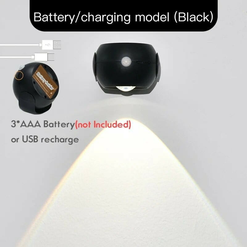LumaGlow™ - Applique Murale LED Rechargeable Coucher de Soleil