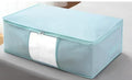 Sac de rangement pliable | Tissu non tissé anti-poussière | Fermeture éclair et poignées | Gain de place