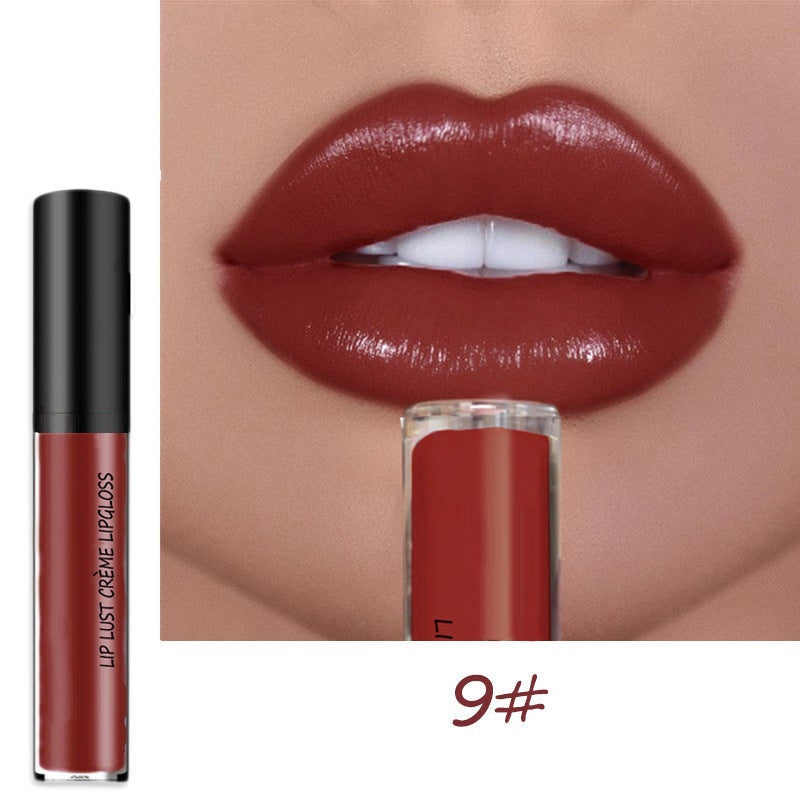 LumiLuxe - Gloss à Lèvres Imperméable 12 Teintes Métalliques