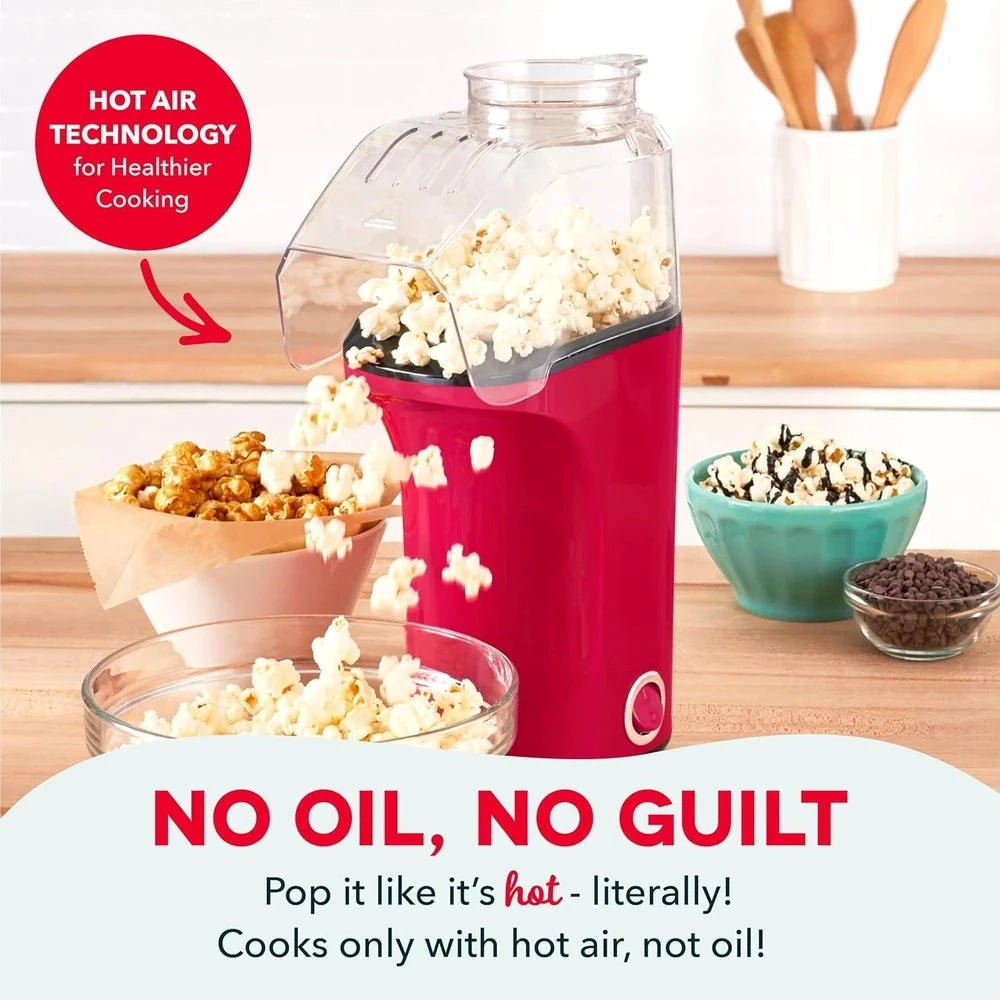 PopSleek - Popcorn sans huile prêt en quelques minutes pour une collation sans culpabilité