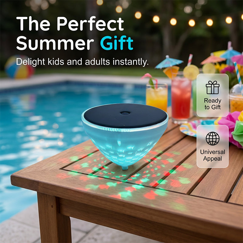AquaGlow - Lumière Solaire Pour Piscine Qui Brille Toute La Nuit