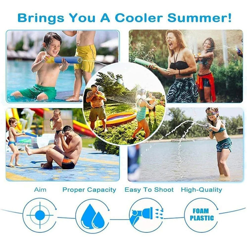 Pistolet à eau pour enfants | Design animaux cartoon | Lot de 10 | Piscine et plage