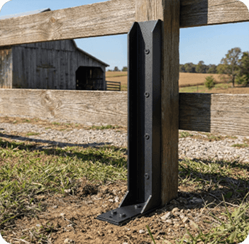 FenceFixer - Empêchez les poteaux de clôture de pencher en seulement 5 minutes