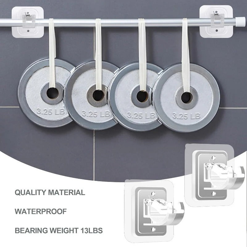 WallGuard - Supports Rideaux Sans Perçage et Sans Dommages
