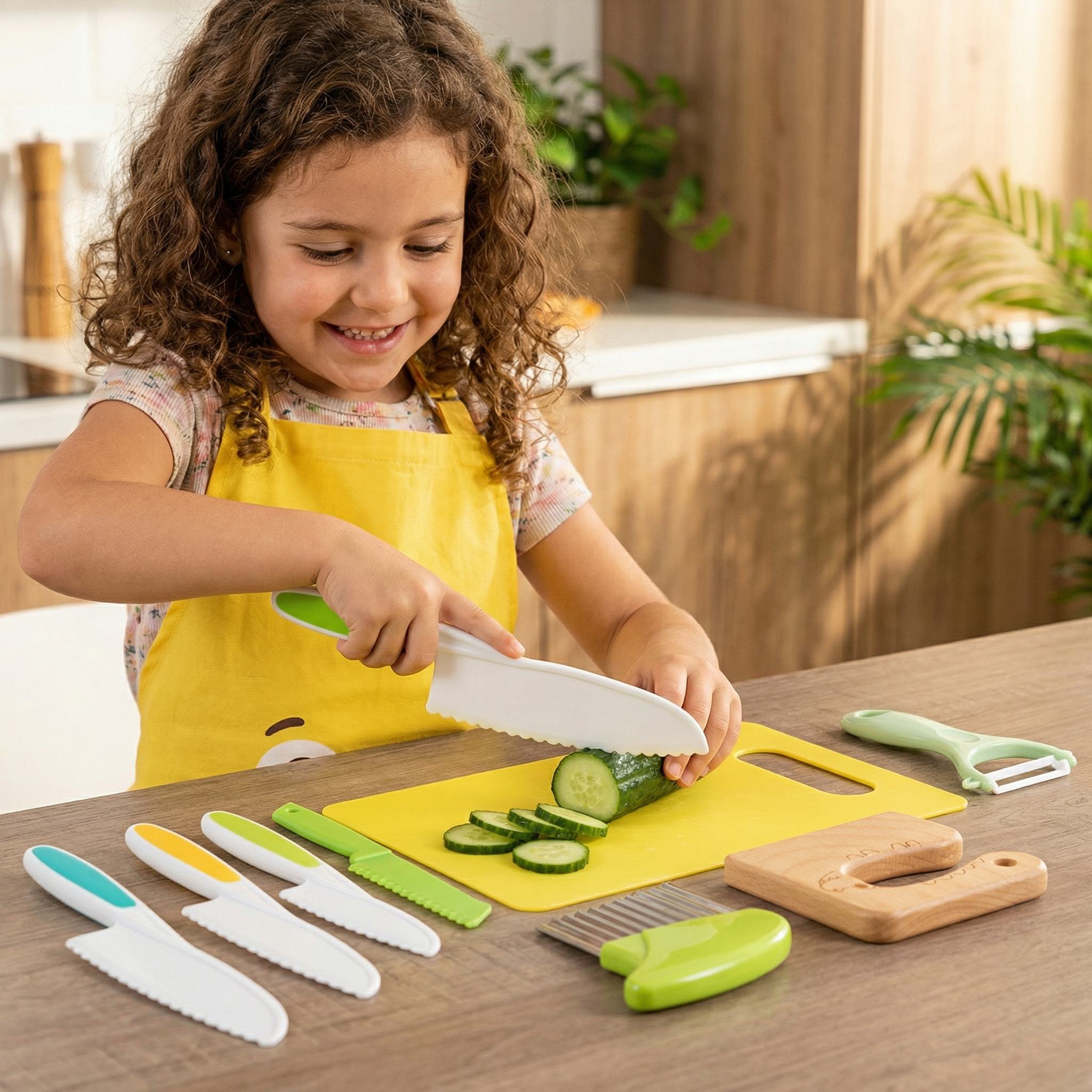 SliceJoy - Ensemble de Couteaux Sécurisés pour Enfants
