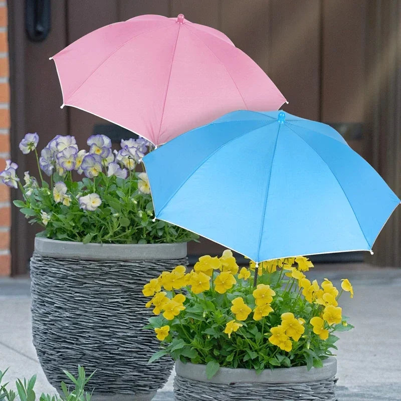 Parasol pour Plantes | Hauteur Réglable | Couverture 60 cm, Polyester Anti-UV | Résistant aux Intempéries