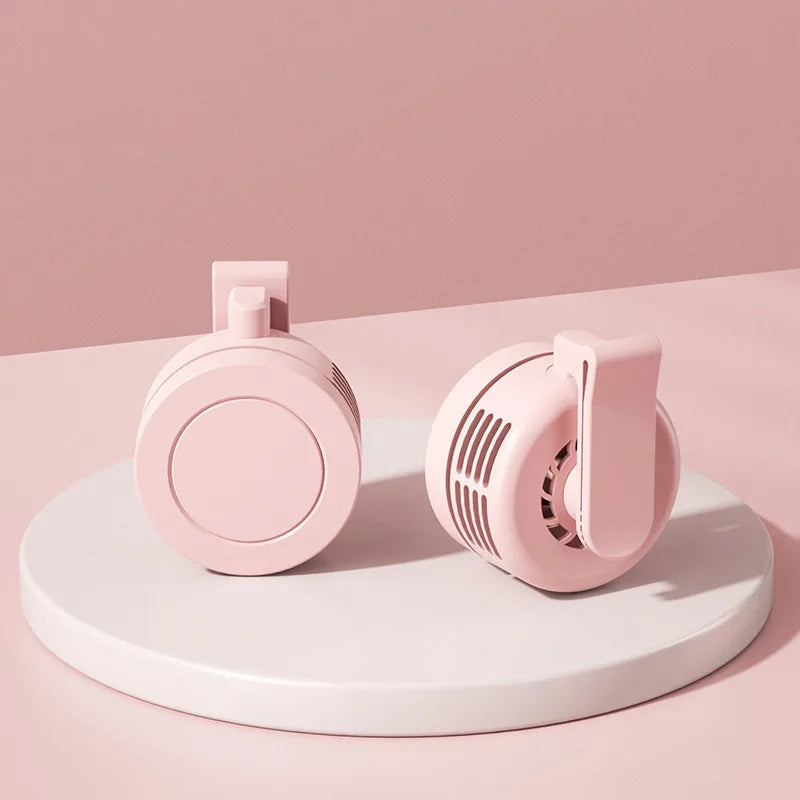 Ventilateur Mini Portable | Design Silencieux Sans Lames | Rechargeable USB | Clip Pour Vêtements & Ceinture