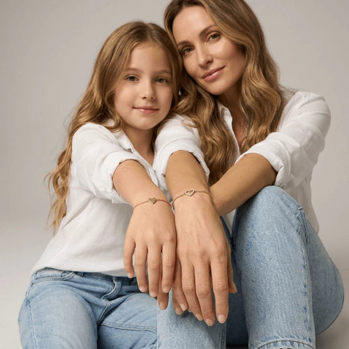 Bracelets cœurs assortis HeartLink