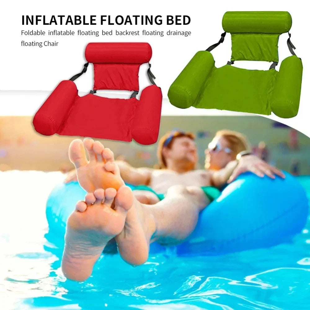 Chaise Suspendue Gonflable pour Eau | Siège Réglable & Inclinaison | 100×120 cm