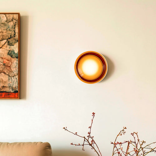 Applique murale LumiGlow – Verre incurvé et lumière chaude